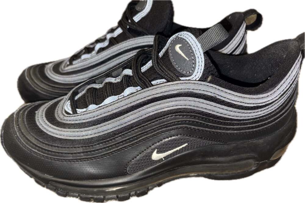 Nike Air Max 97 Big Kids (GS) Triple Black Anthracite 921522-011